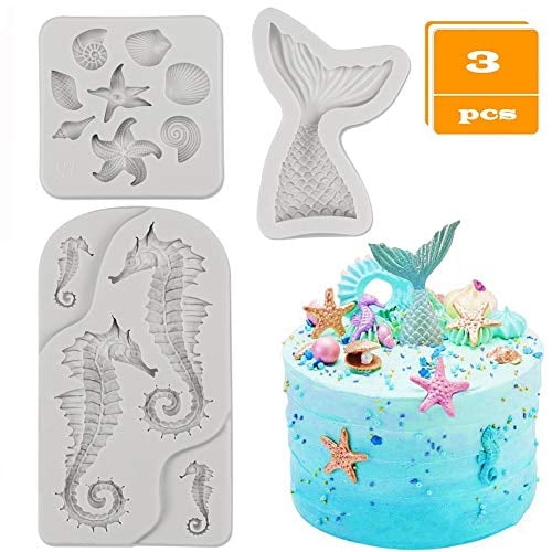 Sea Horse Silicone Fondant Mold Cake Decorating Tools Chocolate Gumpaste Mol*ss